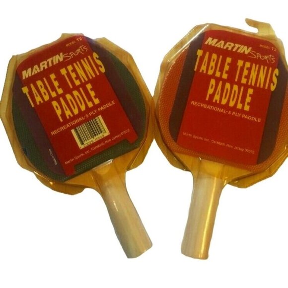 Martin Sports Table Tennis Racket Ping Pong Paddle T2 Recreational‎ 5 Ply Paddle - Picture 4 of 8